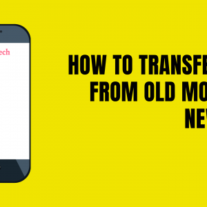 How to transfer data from old mobile to new one?
